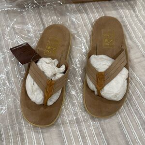 Island Slipper Suede Sandals Flip Flops